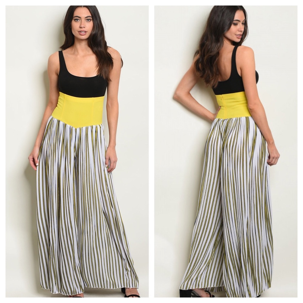 High Waist striped Pant - Picture 2 of 2